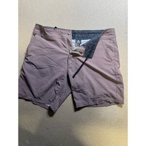 Kuhl Chino Shorts Mens 34 Brown 10" Inseam‎ 5121 Hiking Outdoors Pockets Trail